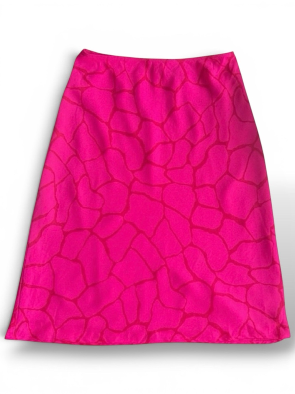 Y2K Express Giraffe Midi Slip Skirt